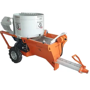 New Dry Wall Mortar Mixer Pump Portable Plastering Spraying Machine Cement Plastering Machine High Quality Power SD 3 2 Years