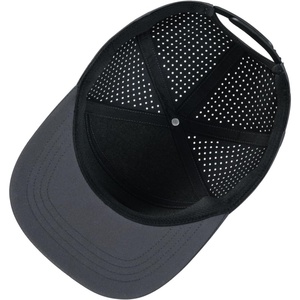 Casquette de baseball en polyester à 6 panneaux, broderie de logo de haute qualité, casquette snapback, vente en gros, casquettes personnalisées au laser - Product Image 4