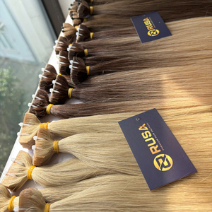 Rusa Hair Straight Vietnamese Human Hair Extensions Tape-in Hair Seamless Pu Skin Weft Double Drawn Ends 100g <b>Polybag</b> for Salon - Product Image 3