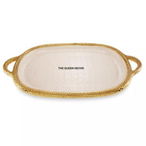 Bandeja Creativa de Estilo Nórdico, Vajilla de Lujo, Plato Rectangular para Catering, Bandeja para Servir, para el Hogar y Hoteles - Product Image 4