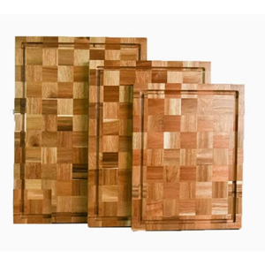 Planche à découper rectangulaire en bois massif à grain traversant, design fabuleux, pour fruits et légumes, meilleur prix - Product Image 2