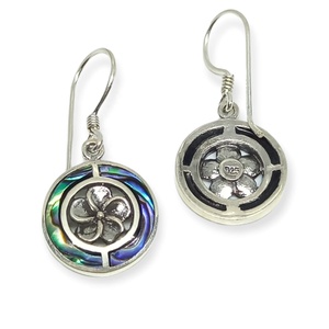 NY-ER029 Romantic Frangipani Flower Silver <b>Earrings</b> Luxury Fashion Pendant <b>Cute</b> Gold Plated Party Jewelry Gift - Product Image 3