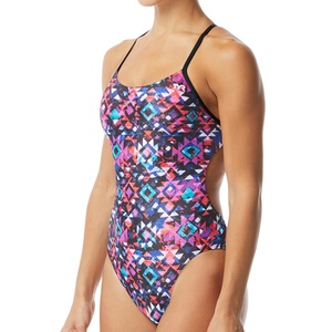 Traje de baño con estampado de sublimación para mujer, traje de baño con logotipo personalizado y etiqueta, cómodo y de calidad A - Product Image 3