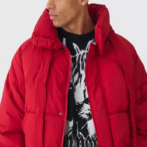 <b>Warm</b> Custom logo <b>Waterproof</b> Jacket Oversize Casual Stand Collar <b>Coat</b> Down Winter Jacket Men Puffer Jacket for Men - Product Image 3