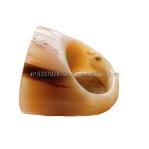 Antiq Design Women's Polished Buffalo Horn Ring Real Animal Style Jewelry by <b>GM</b> IMPEX Natural <b>Crafts</b> - Product Image 3