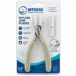 Alicates Profesionales de Nylon con Mordazas de Acero Inoxidable, Alicates para Joyería que No Dañan las Piezas, con Mordazas Reemplazables - Product Image 4