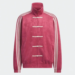 Custom Chinese Style Jacket Men Stand Collar Frog <b>Button</b> Loose Fit Casual Traditional Jacket OEM Manufacturer - Product Image 1