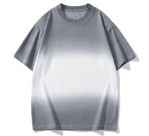เสื้อยืดทรงโอเวอร์ไซส์ ล้างสีแบบแอซิด ดีไซน์สั่งทำ ผ้าฝ้าย 100% สไตล์ลำลอง สตรีทแวร์ แห้งเร็ว ระบายอากาศดี แขนสั้น น้ำหนัก 220 กรัม สำหรับผู้ชาย - Product Image 5