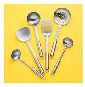 ชุดเครื่องครัวสแตนเลสทำมือ 5 ชิ้น ขายดีที่สุด อุปกรณ์ครัวคุณภาพสูงสุด - Product Image 3