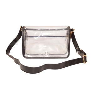 กระเป๋าสะพายข้าง PVC ใสสุดหรูสำหรับผู้หญิง |   กระเป๋าสะพายไหล่ที่ได้รับการรับรองจากสนามกีฬาเคลียร์สเตเดียม |   กระเป๋าสะพายข้างแฟชั่นกันน้ำ - Product Image 4