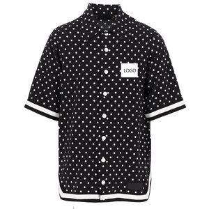 Chemise hawaïenne décontractée pour homme à manches courtes, avec logo personnalisé, idéale pour l'été, les vacances et la plage - Product Image 1