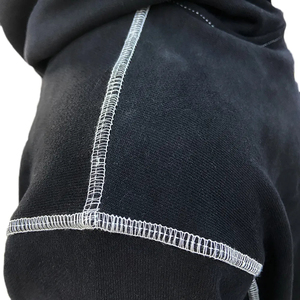 Vente en gros de sweats à capuche à manches longues effet délavé, couleur personnalisée, style streetwear pour hommes, hiver, haute qualité - Product Image 6