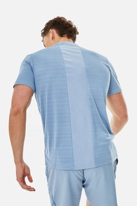 Conjunto de Camiseta y Pantalones Cortos de Algodón para Hombre, Ropa Deportiva Transpirable de Punto, Atuendo Informal de Verano, Conjunto de Verano con Logotipo Personalizado para Hombre - Product Image 4
