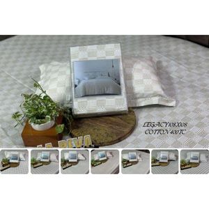 Legacy 400 TC American Style King Size 108x108 Inch Hotel Bedding Set 100% Cotton Includes Fitted and <b>Flat</b> <b>Bed</b> <b>Sheets</b> - Product Image 1