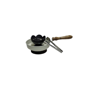 เตาเผาเครื่องหอมทองเหลืองคุณภาพสูง เป็นมิตรกับสิ่งแวดล้อม พร้อมที่วางโลหะ ใช้ไม้จันทน์หอมธรรมชาติ 100% สำหรับการบำบัด - Product Image 4