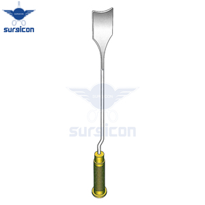 Espátula Dissectora Tipo Heartt de 26 cm, 3.5 cm x 7.5 cm, Instrumento Quirúrgico Reutilizable de Acero Inoxidable para Cirugía Cardiovascular - Product Image 2