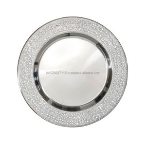 Plaque de chargement en métal pour le placage élégant de restaurant avec présentoir de collection de vaisselle moderne haut de gamme - Product Image 6