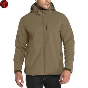Veste polaire imperméable et respirante à capuche pour homme, idéale pour les activités sportives et la randonnée en automne - Product Image 1
