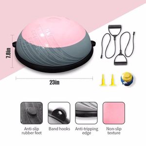 Half Balance Ball Trainer Anti-Burst Pilates Strength Fitness Exercise Ball Yoga Workout Tool - Product Image 3