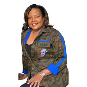 Veste utilitaire camouflage pour femmes Jack and Jill, logo brodé, boutonnée, grande taille, OEM, vente en gros - Product Image 1