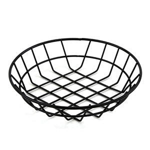 Panier de rangement en fil métallique noir, vente en gros, décoration créative pour la maison et panier organisateur pratique avec poignées, panier de rangement pour la maison - Product Image 5