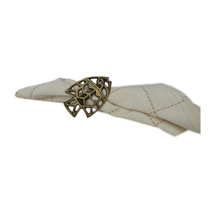 Creative Eco-Friendly Brass Napkin Rings & <b>Tissue</b> Holder with Multiple Designs for <b>Wedding</b> Party Restaurant Table Decoration - Product Image 3
