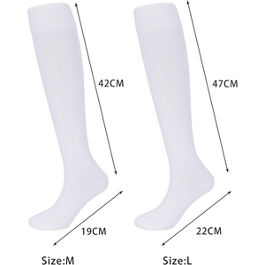 Chaussettes de sport en coton pour hommes, service OEM, couleur blanche automne, respirantes, antidérapantes, pour adultes, toutes saisons - Product Image 3