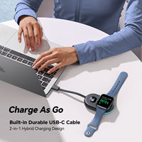 JR-W09 15W PD 3.0 Type-C Chargeur sans fil magnétique Power Bank 2500mAh 3-en-1 Format de poche IWatch Portable
