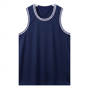 Maillot de basket-ball jaune unisexe, débardeur en maille sans manches, col rond, évacuation de l'humidité, vêtements de sport pour adultes - Product Image 2