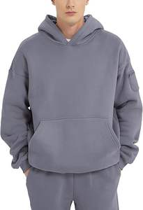 Wholesale <b>men</b> Zipper-Up <b>Hoodies</b> for <b>Men</b> Winter Vintage Wash Fleece Hoodie Black <b>White</b> Cotton Material Embroidered Printed - Product Image 4