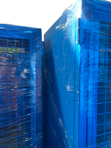 Caisse métallique robuste en acier thermolaqué pour stockage en entrepôt, type cage à palettes - Product Image 6