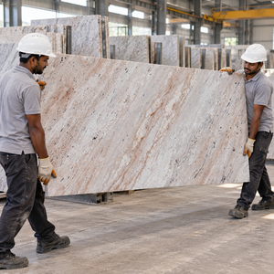Dalle de granit rose Bourgogne de qualité supérieure pour les grossistes, projets commerciaux, comptoirs de cuisine, carreaux de salle de bain, poli - Product Image 2