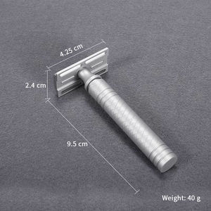 Maquinilla de Afeitar de Seguridad Manual Ecológica con Hoja de Nylon Negra para Barba, Enchufe Europeo, Venta al por Mayor - Product Image 4