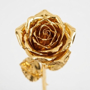 Rosa Real Bañada en Oro de 24k de Lujo al por Mayor, Hecha a Mano, Regalo Romántico para Aniversario o Día de San Valentín para Esposa, al Mejor Precio - Product Image 6