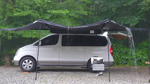 Auvent TRAP OVERLAND 180, taille 2,5 m, auvent latéral pour overlanding, testé au vent, pour voiture tout-terrain, autoportant, 4x4, robuste - Product Image 4
