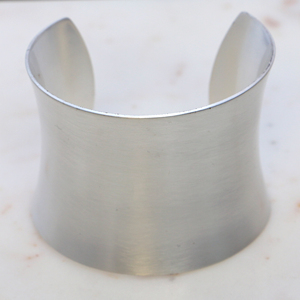 Large Brass Cuff <b>Bracelet</b> for Women - Wide Concave Statement Bangle Bold Gold Open Cuff - <b>Adjustable</b> Wristband - Product Image 6