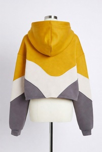 Latest Fashion Long Sleeve <b>Crop</b> Top Hoodie Casual Solid Color <b>Crop</b> Top Hoodies <b>Crop</b> Top Hoodie Comfortable Factory Made Women - Product Image 2