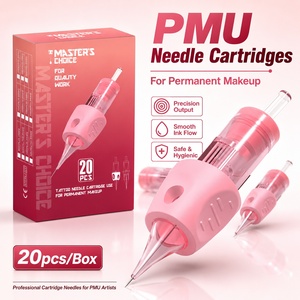 <span class=keywords><strong>Agujas</strong></span> PMU <span class=keywords><strong>para</strong></span> Maquillaje Permanente Desechable, Cartuchos de <span class=keywords><strong>Agujas</strong></span> <span class=keywords><strong>para</strong></span> Tatuaje 3RL 5RL <span class=keywords><strong>7RL</strong></span> RM M1, Tamaños Mixtos, Microblading - Product Image 1