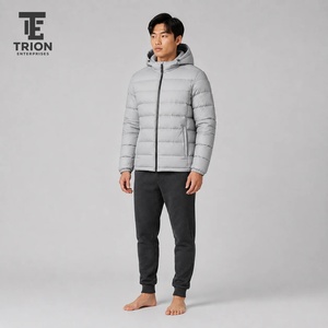 Veste d'hiver matelassée personnalisée pour homme, confortable, décontractée, à capuche, respirante - Product Image 6