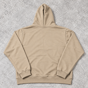 Sweat à capuche hiver épais pour homme 450 GSM en molleton de coton, épaules tombantes, coupe oversize ample, ourlet côtelé, logo personnalisé, fabrication OEM directe usine - Product Image 2