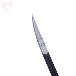 Ciseaux à ongles noirs à pointe fine en acier inoxydable, outil professionnel de manucure et pédicure - Product Image 2