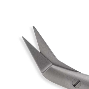 Tijeras Curvas Premium con Punta Micro-afilada y Resorte, para Diestros, de Acero Inoxidable, Herramienta de Corte de Precisión para Cejas y Manualidades - Product Image 3