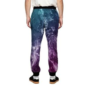 Men's Printed Sweatpants Black Yellow Danger Tape Pattern Elastic Waist Drawstring Casual Joggers Sublimation Design Summer Wear - Product Image 4