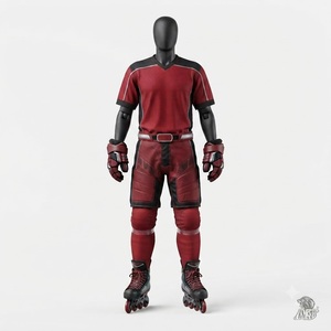 Tenue de hockey sur roulettes personnalisée, sublimation intégrale, vêtements d'équipe, tissu respirant de haute qualité, ensemble d'équipement sportif professionnel - Product Image 2