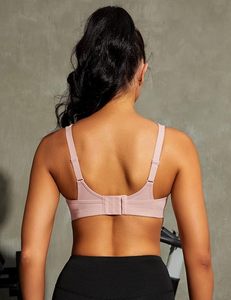 Soutien-gorge de sport dos nageur pour femme, maintien moyen, respirant, sans coutures, couleur unie, pour fitness, entraînement et yoga - Product Image 5