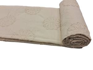 Tissu en coton tissé de bonne qualité avec un motif d'appliqué imprimé blanc pour les vêtements des filles et des femmes ou les vêtements de boutique au meilleur prix - Product Image 3