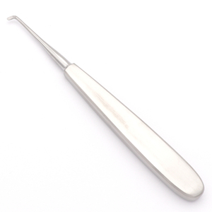 Instrument d'extraction dentaire à angle droit Warwick James, manche plat, en acier inoxydable chirurgical, outil de décompression radiculaire - Product Image 1