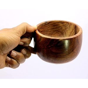 Taza de Té y Café de Madera con Diseño Moderno y Estilo Único para Uso Diario en el Hogar, Hotel o Restaurante - Product Image 3