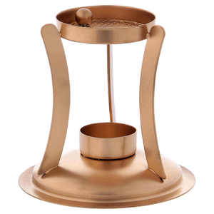 Ensemble de brûleurs d'encens en céramique, finition or blanc, diffuseur d'aromathérapie, décoration intérieure, utilisation toute saison - Product Image 3