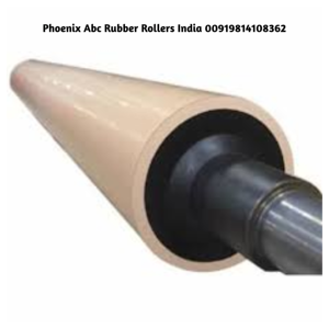 <b>Rubber</b> <b>roller</b> for Industrial Machines with Steel Core High Speed Production Lines 1 Yr Warr 5 yrs Life German Hybrid Quality - Product Image 6